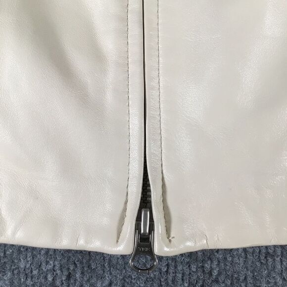 VS2 by Vakko leather and wool sweater jacket ladies size small - Picture 9 of 14